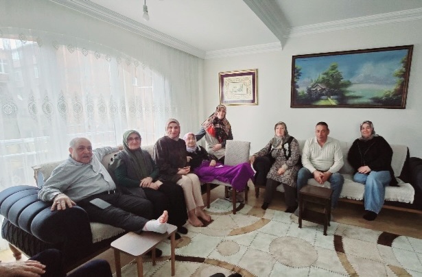 Teşkilatımızla birlikte taziye ziyaretinde bulunduk.