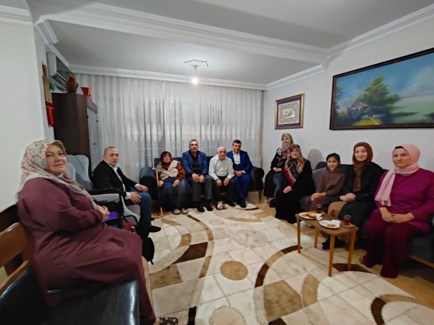 Gülünaz Küçük’ün Kayınpederi İçin Taziye Ziyareti Gerçekleştirildi