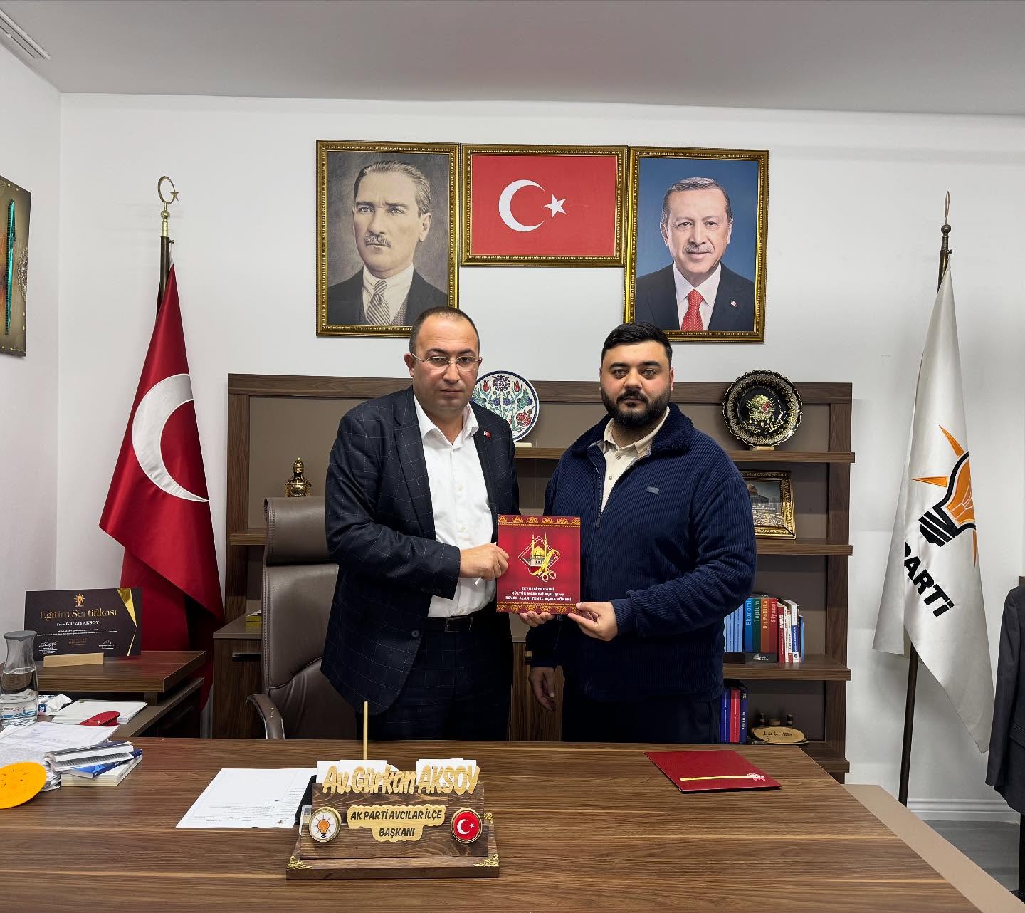 Zeynebiye Camii Kültür Merkezi Açılışı ve Revak Alanı Temel Açma Töreni davetleri için teşekkür ederiz.