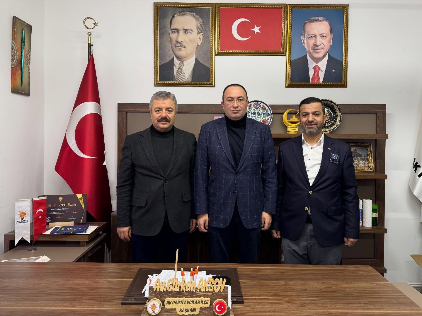 İlçe Teşkilat Başkanı Sn. Cihan Türe ilçemizi ziyarete geldi.