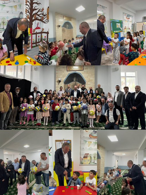 çocuklarımızla bir araya geldik